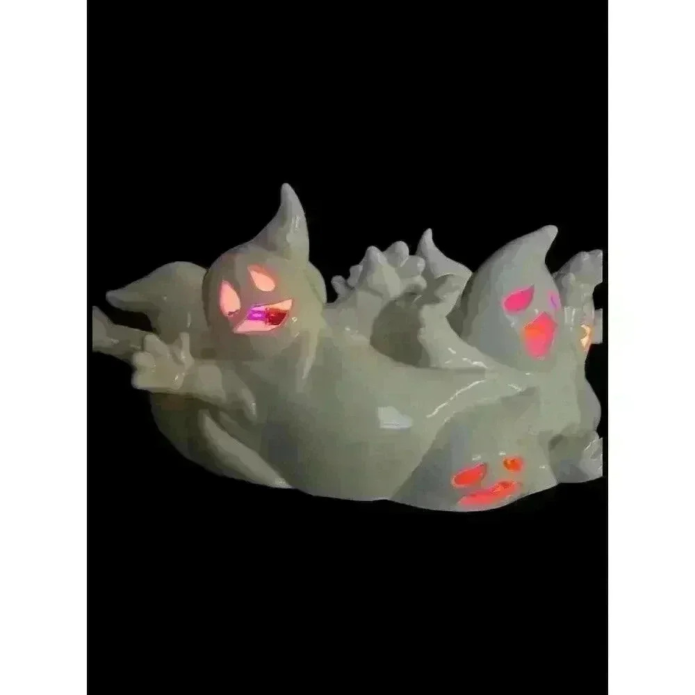 Vintage Ceramic Huddle Party Pile Off Ghosts Halloween light (included) up bowl - Picture 8 of 16